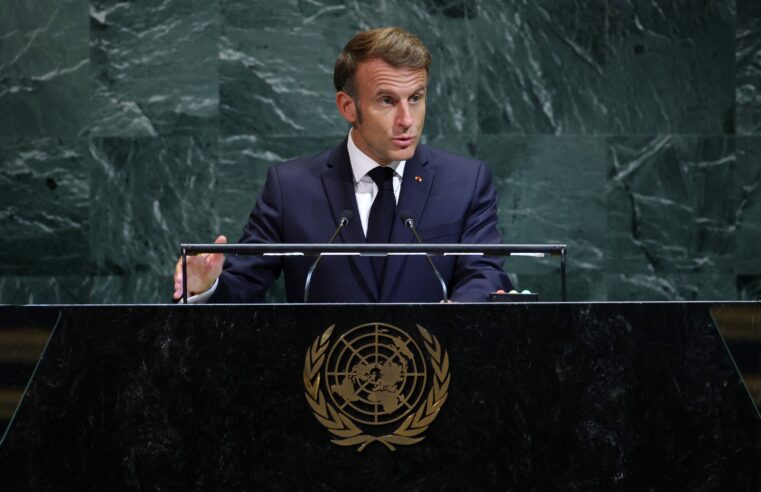 Macron alerta sobre o 'risco de que se imponha a lei do mais forte' em discurso na ONU