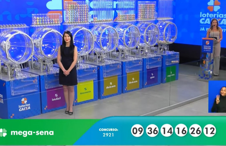 Mega-Sena, concurso 2921: resultado