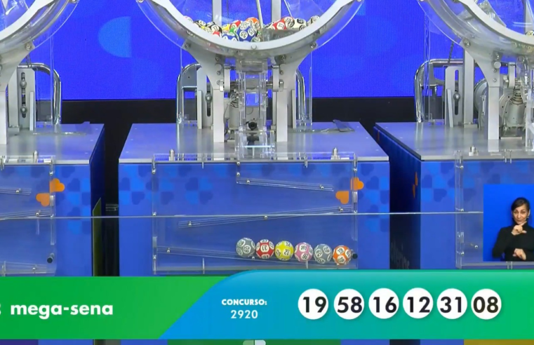 Mega-Sena, concurso 2.920: veja as dezenas sorteadas
