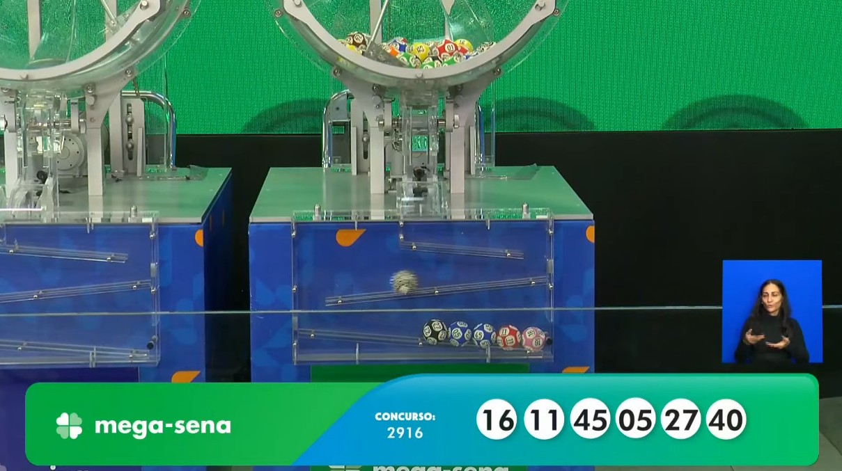 Mega-Sena, concurso 2.916: prêmio acumula e vai a R$ 40 milhões