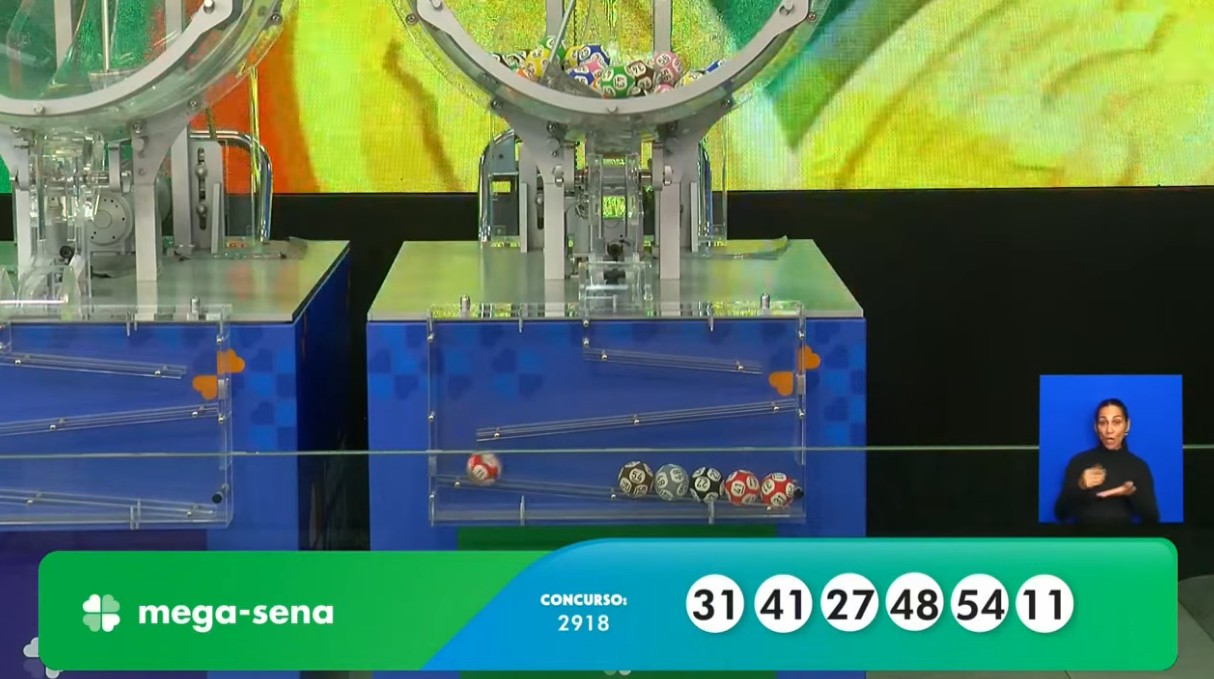 Mega-Sena, concurso 2.918: resultado