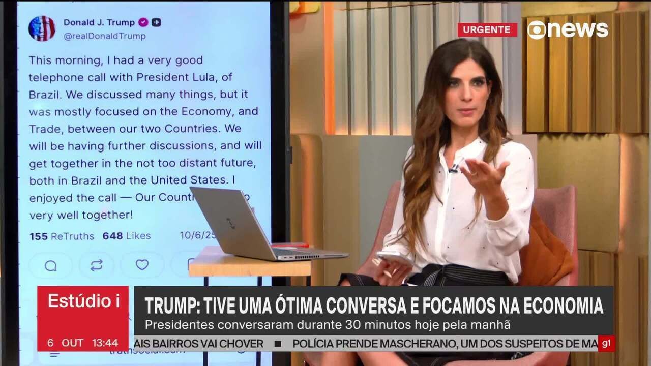 Trump e Lula brincam sobre a idade; presidente americano diz se sentir como um ‘garoto de 40 anos’