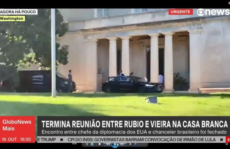 Em reunião, Vieira e Rubio acertam que encontro de Lula com Trump deve ocorrer em novembro
