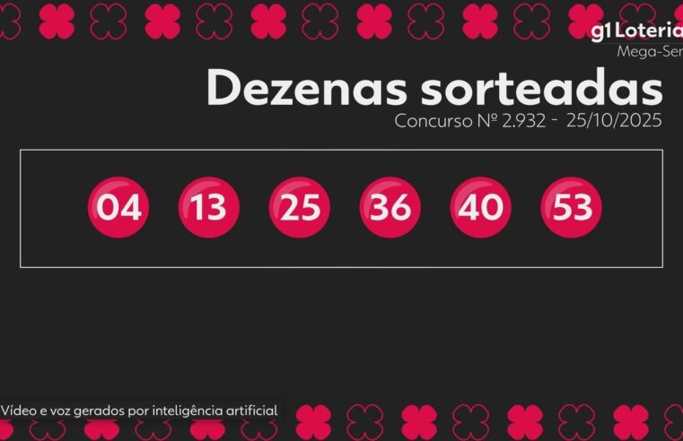 Mega-Sena, concurso 2.932: uma aposta leva prêmio de R$ 96 milhões