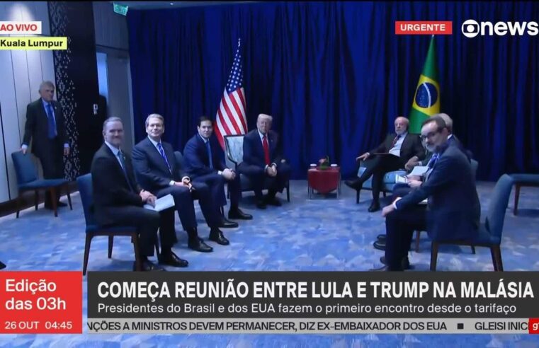 Lula e Trump se encontram na Malásia