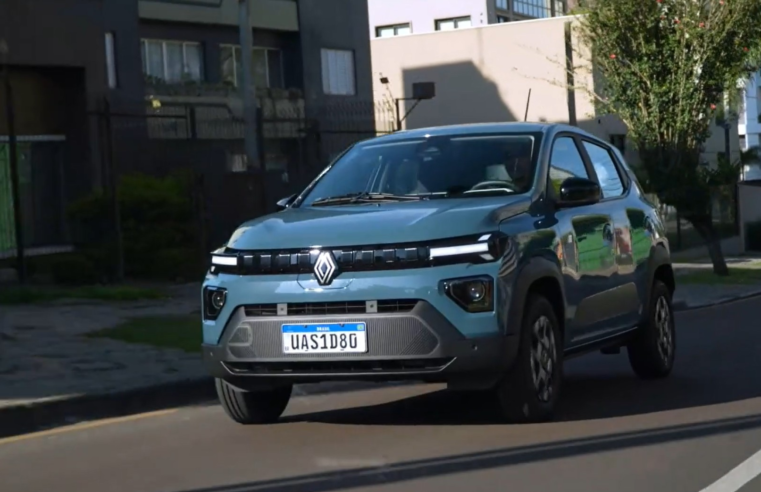 Novo Kwid E-Tech chega por menos de R$ 100 mil e segue como o elétrico mais barato do Brasil