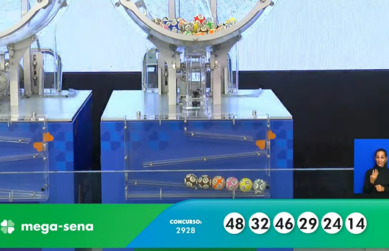 Mega-Sena, concurso 2.928: prêmio acumula e vai a R$ 48 milhões