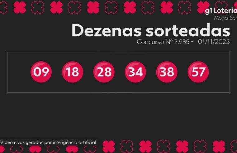 Mega-Sena, concurso 2.935: prêmio acumula e vai a R$ 41 milhões