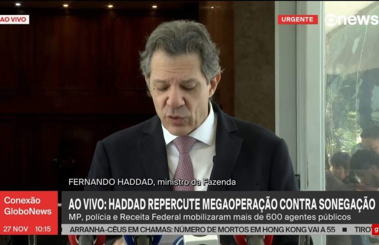 Haddad aponta triangulação do crime organizado com empresas nos EUA e quer discutir assunto com governo americano