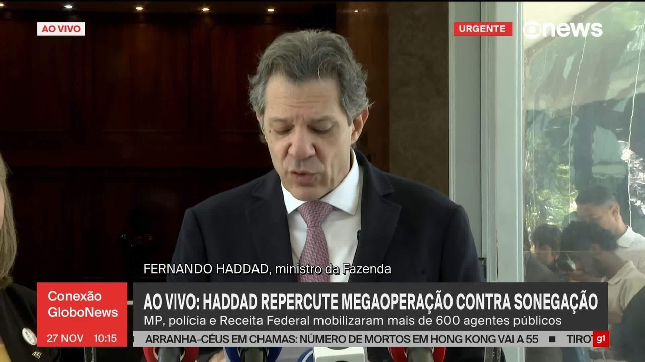 Haddad aponta triangulação do crime organizado com empresas nos EUA e quer discutir assunto com governo americano