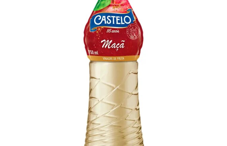 Governo suspende venda de lote do vinagre Castelo por excesso de aditivo e falha no rótulo