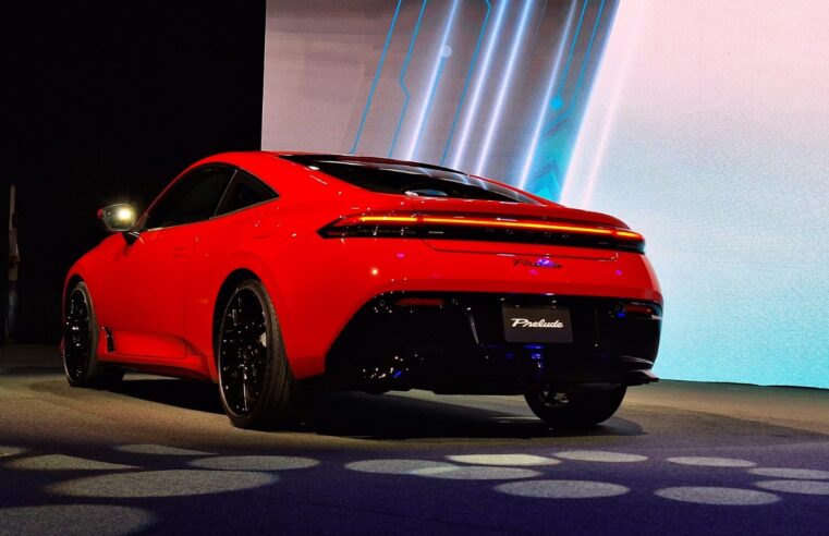 Salão do Automóvel 2025: Honda voltará a vender o Prelude, esportivo com conjunto do Type-R